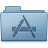 Applications Folder Blue Icon 48x48 png